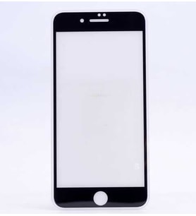 Uyumlu Model Apple iPhone 6 Temperli Cam Full Ekran Koruyucu (Siyah)