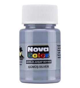Nova Color Akrilik Boya 30 Cc Gümüş - 2 adet