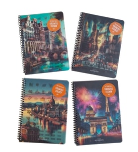Keskin 80 Yaprak A5 Kareli Spiralli Pp Kapak Stickerli