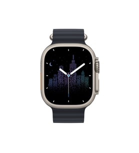 SChitec Watch 8 Pro Max Amoled Ekran Android İos Uyumlu Akıllı Saat Siyah