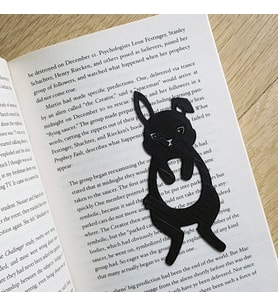 Tavşan Metal Kitap Ayracı Hayvan Desenli Kitap Ayracı