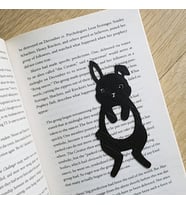 Tavşan Metal Kitap Ayracı Hayvan Desenli Kitap Ayracı