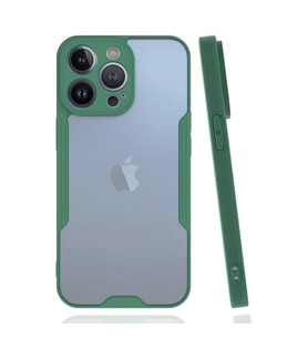 Apple İphone 14 Pro Kılıf Platin Silikon - Yeşil