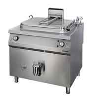 Öztiryakiler İndirekt Elektrikli Kaynatma Tenceresi, Silindirik Kazanlı, 250 Lt, 100x110x85 Cm, Oteır 250