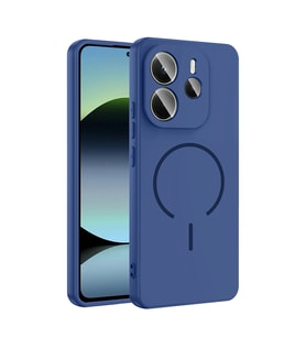 Xiaomi Redmi Note 14 4G Uyumlu Kılıf M-safe Şarj Özellikli Zore Meta Kapak