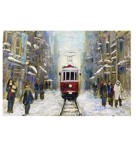 Orijinal Kanvas Tablo Tramvay60x90