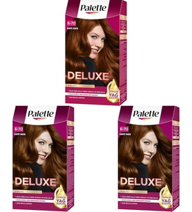 Deluxe 6-70 Kahve Bakır Saç Boyası (3 Paketi)