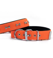 Doggie Konfor Dokuma Kemikli Boyun Tasması Turuncu 3.0*47-55 cm (DSBT-3062 L)