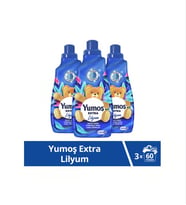 Yumos Extra Konsantre Çamaşır Yumuşatıcısı Lily 1440 ml 60 Yıkama 3 Adet