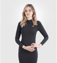 ALEXANDERGARDI BOĞAZLI KALEM CASUAL ELBİSE (B19-155301) (Antrasit)
