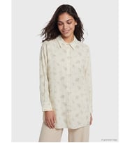 LCW Modest Ekru Desenli Kadın Gömlek Tunik