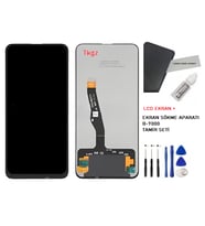 Tkgz - P Smart PRO Uyumlu Lcd Ekran Dokunmatik Servis Lcd + B-7000 + TAMİR SETİ