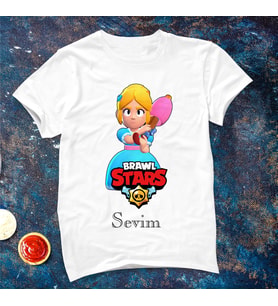 Brawl Stars Tişörtü ( Çocuk - Büyük ) Kişiye Özel