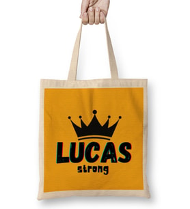 Lucas Name Custom Design Gift Baby-Gift For Him Bez Çanta Uzun Saplı