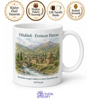 Otlukbeli Tarihi Dokusu Doğası Erzincan Hatırası Kupa Bardak Hediye