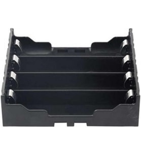 18650 Lityum-İyon Piller İçin Dörtlü Pil Yuvası - PCB Tip