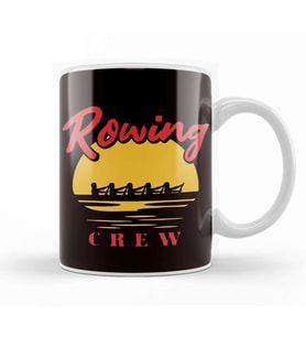 Rowing Crew Canoeing Kayaking Paddling Rowboat Oars Rowboat Kupa Bardak Porselen