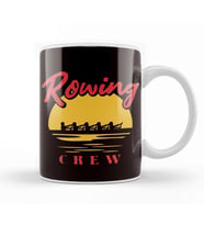 Rowing Crew Canoeing Kayaking Paddling Rowboat Oars Rowboat Kupa Bardak Porselen