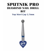 Elmas Top Freze Mavi Çap 2,5mm
