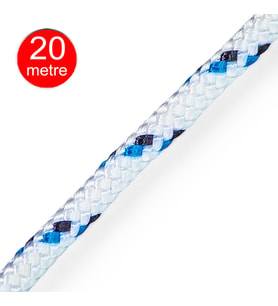 Aletçantam 1.Kalite iskota Örgü Halat 3mm Çadır Tente Branda Eşya Bağlama Şakül Denizci İpi - 20 mt