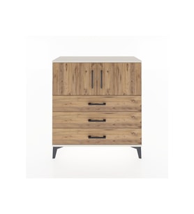 Arges Şifonyer 2 Raflı 3 Çekmeceli 2 Kapaklı 88x30x96 Aytaşı-Çam