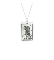 925 Ayar Gümüş  The Hermit Tarot Kolye