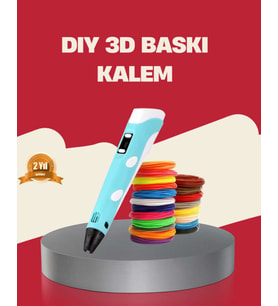 Çocuklar İçin Güvenli 3D Yazıcı Kalem