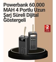 Güvenlik Korumalı Hızlı Şarj Özellikli