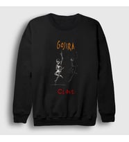 Presmono Unisex Siyah Clone Gojira Sweatshirt 52789tt