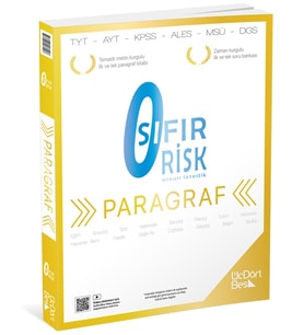 Üçdörtbeş - Paragraf TYT AYT KPSS ALES DGS MSÜ Sıfır Risk Soru Bankası
