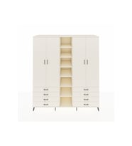 Kronos Dolap 10 Raflı 8 Çekmeceli 2 Askılı 220x59x243 Aytaşı-Aytaşı/Aytaşı