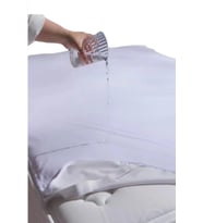 Altın Karma Pamuk Sıvı Geçirmez Alez 100x150 cm Yatak Koruyucu Alez