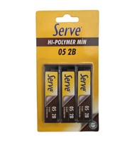 0.5 Kalem Ucu 3 Adet Serve 0.5mm Siyah Kalem Uçları 3'lü Paket
