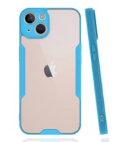 Newface Apple iPhone 14 Plus Kılıf Platin Silikon - Mavi