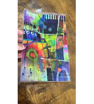ÜTÜ İLE YAPIŞAN RENKLİ KOT TİŞÖRT TRANSFER BASKI ARMA 28X19 CM