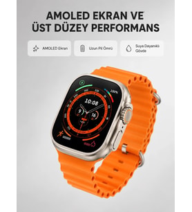 Akıllı Saat – Nabız Ölçer, Uyku Takibi, Gps, Suya Dayanıklı Tasarım