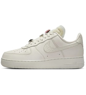 Nike Air Force 1 AF1 Low Premium'Jevels'Leather Womens Sneaker Hakiki Deri Kadın Günlük Spor Ayakkabı Bej