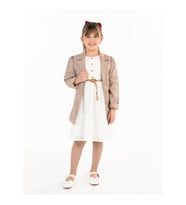 Civil Girls Kız Çocuk Ceket 6-9 Yaş Bej (Bej)