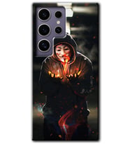 Galaxy S24 Ultra Kılıf HD Desen Baskılı Kılıf - V for Fire