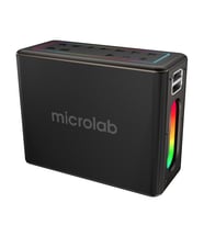 MICROLAB M60 Vega 100W Taşınabilir BT/USB/AUX/TF/Type-C RGB Işıklı 15000mAh Bat - LOHO4644-913
