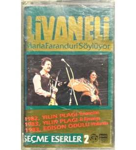 (Plak Değildir KASET tir) Kaset Livaneli Maria Faranduri Söylüyor Seçme Eserler 2 Kaset