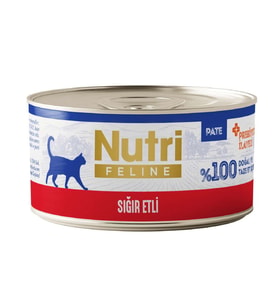 Nutri Feline Sığır Etli Tahılsız Kedi Konservesi 70 Gr