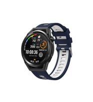 Samsung Gear S2 Uyumlu KRD-55 Uyumlu Kordon Silikon Çift Renkli Sportif KRD-55 Kayış