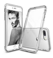 Ringke Frame İphone 7 Plus ile Uyumlu Çerçeveli Bumper Kılıf Ice Silver (Gümüş)