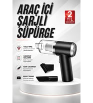 Oto Araç Ev Taşınabilir El Tipi Süpürge Mini Araç Süpürgesi Vakumlu