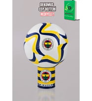 "DEKOMUS CEP DEFTERİ HEDİYELİ" LİSANSLI FENERBAHÇE WAVE FUTBOL TOPU NO:5