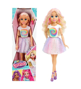 Dreameez Moda Bebeği 71 cm Boyunda, Hareketli Eklemli ve Özel Küpe Aksesuarlı Dev Prenses