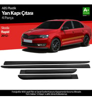 Skoda Rapid ABS Plastik Yan Kapı Koruma Çıtası 2012 Üzeri A+ Kalite