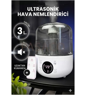 3L Ultrasonik Hava Nemlendirici Buhar Makinesi Dijital Zamanlayıcı