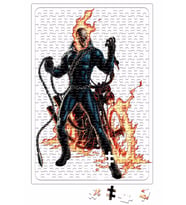 Motoqueiro Fantasma Puzzle 240 Parça Yapboz